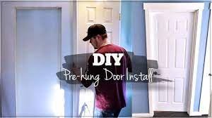 how to install a pre hung interior door