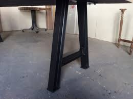 i beam table base steel table legs