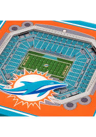 Miami Dolphins 3d Stadium View Coaster 6860442