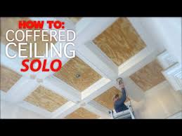 how to build a coffered ceiling you