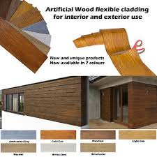 Artificial Wood Slips Cladding Wall