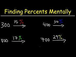 how to find a percent of a number