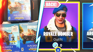 These bundles give you the ability to purchase packs of you can find all of our other cosmetic galleries right here. How I Got The New Royale Bomber Bundle Free At Gamestop New Fortnite Battle Royale Skins Youtube