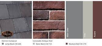 red brick exterior color schemes