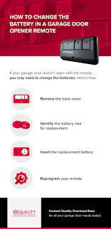 How to Change the Battery in a Garage Door Opener Remote - Quality Overhead  Door