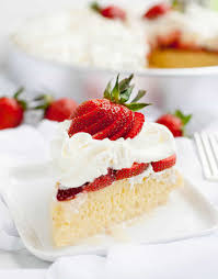 strawberry tres leches cake the