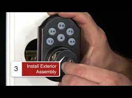 Our kwikset locks come with patented kwikset only security features including kwikset smartkey security and securescreen. Kwikset 910 Smartcode Deadbolt Install Video Youtube