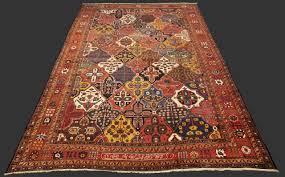 antique persian bakhtiari khan carpet n