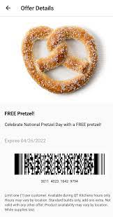FREE Pretzel @ QuikTrip! (app required ...