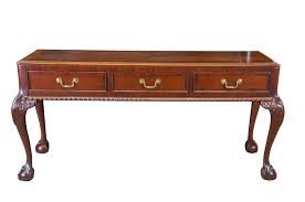 solid gany console sofa hall table