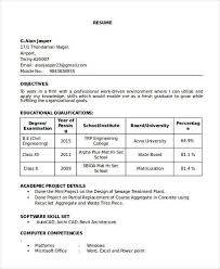 Best resume objective examples examples of some of our best resume objectives, including resume samples, free to use for writing your resume | job, employment and career related. 19 Best Fresher Resume Templates Pdf Doc Free Premium Templates