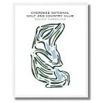 Buy the best printed golf course Cherokee National Golf and ...