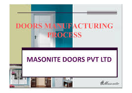 Doors Manufacturing Process Masonite India