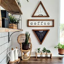 Gifts Aztec Wood Wall Art Coffee Coffee