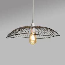 Vella Large Wavy Wire Pendant Shade In