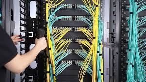 single sided vertical cable manager for