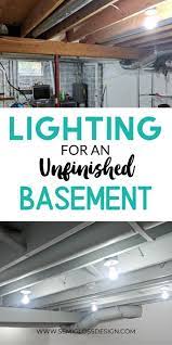Unfinished Basement Lighting