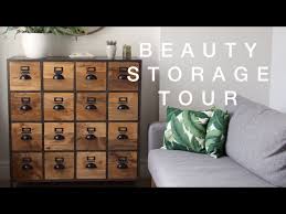 my beauty storage tour