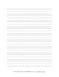 We made this collection of free printable primary writing paper so that you would have an easy way to print out copies for your kids and have them practice writing. Primary Handwriting Paper All Kids Network
