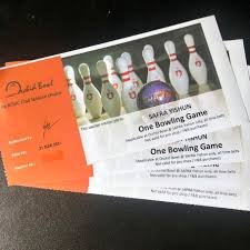 yishun bowling game voucher gift card