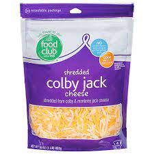 food club colby jack shredded cheese 16