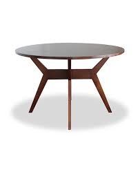geraldo teak round dining table 1 2m