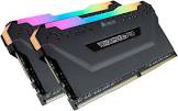 Vengeance RGB Pro 32GB (2x16GB) DDR4 3200 (PC4-25600) C16 Desktop Memory - Black CMW32GX4M2C3200C16 Corsair