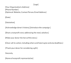 How To Write The Perfect Donation Letter Examples Template