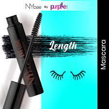 nybae eye love lengthening mascara eye makeup thick lenghty eyelashes smudgeproof dries quickly intense black 8ml mascara