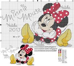 Mini Mouse Cross Stitch Pattern Minnie Mouse Cross Stitch
