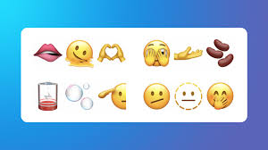new emoji like melting face biting lip