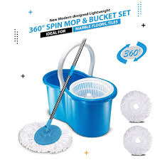 spin mop bucket set plastic wringer 2