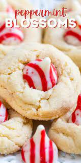 easy peppermint blossom cookies crazy