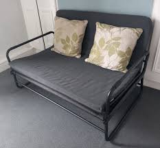 ikea hammarn grey double sofa bed