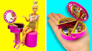 make makeup table for barbie doll
