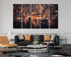 Buy Old Night City Wall Painting Art