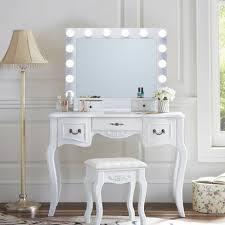 Shop Led Lighted Hollywood Makeup Mirror With 14 Dimmable Vanity Lights Overstock 31618340