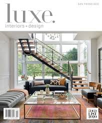 luxe interior design magazine cover