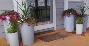 How To Turn Trash Cans Into Tall Planters