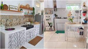 Tapi kali ini penggabungan warna kabinet putih tidak heran jika model desain kitchen set minimalis sangat digemari para ibu dan jagoan dapur. 12 Desain Dapur Kecil Yang Hemat Bujet Dan Nggak Makan Tempat Cocok Untuk Rumah Kpr Mungilmu
