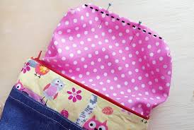 makeup bag step by step with pockets
