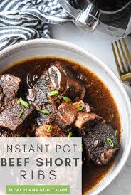 easy instant pot beef short ribs meal