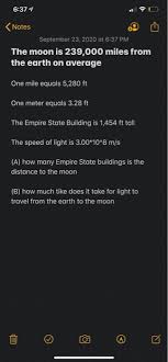 Meters you would multiply 10.7639 by 8 and you would get how many square feet 8 sq. Solved Question 1 The Moon Is 239 000 Miles From One Mile Chegg Com