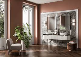 luxury bathroom materials and finishes