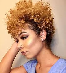 25 short natural hairstyles with color