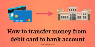 how to transfer money from debit card