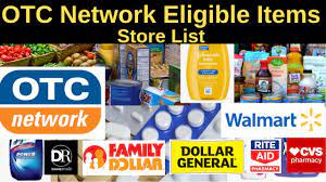 This provision is retroactive to january 1, 2020. Otc Network Card Eligible Items And Store List Otc Network Card Product List Youtube