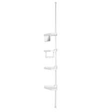 style selections white steel 4 shelf
