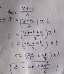 Derive The Second Equation Of Motion S