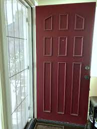 Glass Door Insert Into A Exterior Door